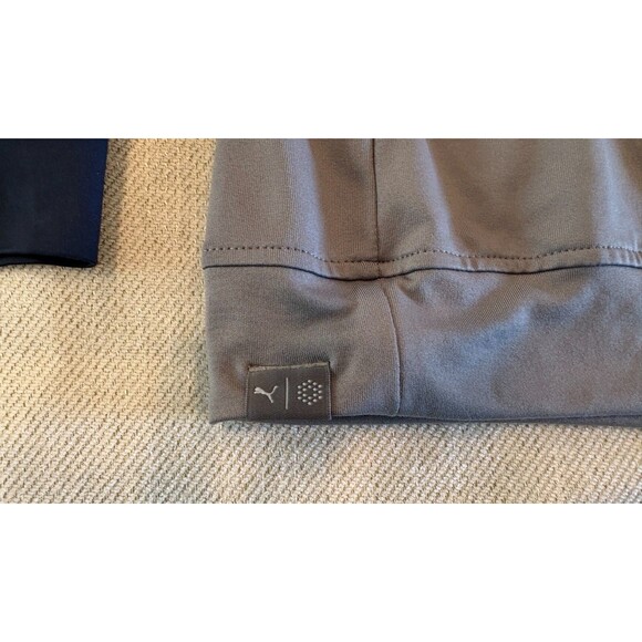 Puma Enjoy Golf 1/4 Zip Performance Sweatshirt Mens Large Navy Blue - Picture 6 of 7